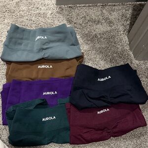 Aurola Women's Bike Shorts - Multicolor Set